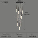 DecorBites™ Acrylic Cone Pendant Light for Villa Stair, Kitchen, and Restaurant.