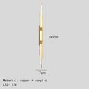 DecorBites™ Acrylic Copper Wall Sconce 80/100cm Minimalist Living Room Lights