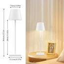DecorBites™ Acrylic Crystal Art LED Table Lamp - Rechargeable Cordless Design