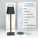 DecorBites™ Acrylic Crystal Art LED Table Lamp - Rechargeable Cordless Design