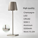 DecorBites™ Acrylic Crystal Art LED Table Lamp - Rechargeable Cordless Design