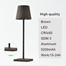DecorBites™ Acrylic Crystal Art LED Table Lamp - Rechargeable Cordless Design