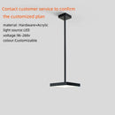 DecorBites™ Acrylic Crystal Hanging Chandelier LED Ceiling Pendant Light for Living Room Lobby Customize Hotel