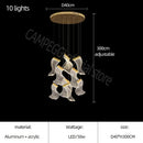 DecorBites™ Acrylic Deluxe Staircase Chandelier - Villa, Lobby, Living Room Decor Lighting