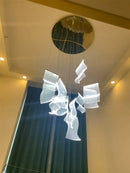DecorBites™ Acrylic Deluxe Staircase Chandelier - Villa, Lobby, Living Room Decor Lighting