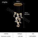 DecorBites™ Acrylic Deluxe Staircase Chandelier - Villa, Lobby, Living Room Decor Lighting