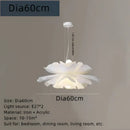 DecorBites™ Acrylic Flower Chandelier LED Pendant Light for Dining and Bedroom Decor