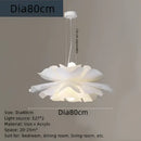 DecorBites™ Acrylic Flower Chandelier LED Pendant Light for Dining and Bedroom Decor