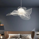 DecorBites™ Acrylic Flower Chandelier: Nordic Designer Lighting for Restaurant, Living Room, Bedroom