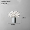 DecorBites™ Acrylic Flower LED Table Lamp for Bedroom and Living Room Lighting