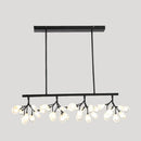 DecorBites™ Acrylic Island Lighting Fixture: Simplicity Design with 36 Bulbs - Perfect for Dining Rooms!