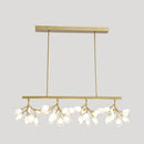 DecorBites™ Acrylic Island Lighting Fixture: Simplicity Design with 36 Bulbs - Perfect for Dining Rooms!