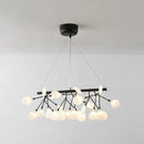 DecorBites™ Acrylic Leaf-Shaped LED Hanging Light Fixture for Dining Room - Modern Island Lighting