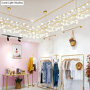 DecorBites™ Acrylic Leaf-Shaped LED Hanging Light Fixture for Dining Room - Modern Island Lighting