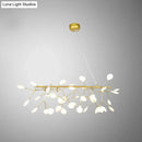 DecorBites™ Acrylic Leaf-Shaped LED Hanging Light Fixture for Dining Room - Modern Island Lighting