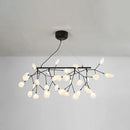 DecorBites™ Acrylic Leaf-Shaped LED Hanging Light Fixture for Dining Room - Modern Island Lighting