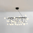 DecorBites™ Acrylic Leaf-Shaped LED Hanging Light Fixture for Dining Room - Modern Island Lighting