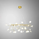 DecorBites™ Acrylic Leaf-Shaped LED Hanging Light Fixture for Dining Room - Modern Island Lighting