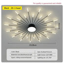 Decorbites acrylic sunflower ceiling lamp gold starburst living room