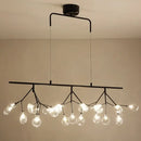 DecorBites™ Adjustable Hanging Cord Island Lighting - Contemporary Firefly Metal Pendant with 27 Lights for Bedroom