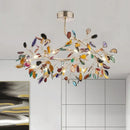 Decorbites agate branch chandelier gold glass dining room light
