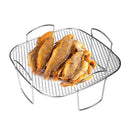 Silver stainless steel dehydrator rack kitchen mesh cooking layer