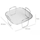 Silver stainless steel dehydrator rack kitchen mesh cooking layer