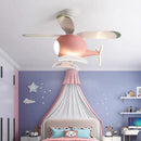 DecorBites™ Aircraft Ceiling Fan Chandelier LED Light Remote Dimming Fixture