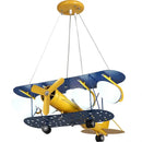 DecorBites™ Airplane Chandelier Kids LED Lights Cartoon Boys Bedroom Cute Gift