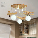 DecorBites™ Airplane Chandelier Light for Nursery Room Kid's Bedroom Ceiling LED E27