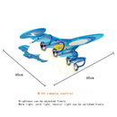 DecorBites™ Airplane Kids LED Chandelier: Eye-Friendly Baby Boy Room Lighting for Environmental Decor.