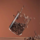 DecorBites™ Airtight Glass Coffee Bean Storage Jar with Bamboo Lid for Kitchenpreservation