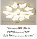 DecorBites™ Aisal Flower Ceiling Chandelier with Remote Dimming for Modern Home Decor