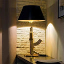 DecorBites™ AK47 Guns Floor Lamp Electroplated Silver Golden Metal Art Deco Bedside Luxury Lamp