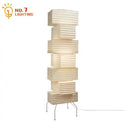 DecorBites™ Akari Noguchi Floor Lamp LED E27 Rice Paper Standing Art Decor Living Room