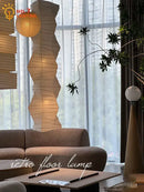 DecorBites™ Akari Noguchi Rice Paper Floor Lamp LED E27: Art Decor Interior Lighting for Living Room