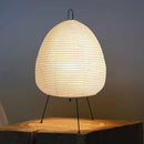 DecorBites™ Akari Noguchi Table Lamp: Japanese Design Rice Paper Standing Light for Home & Bar Décor