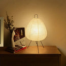 DecorBites™ Akari Noguchi Table Lamp: Japanese Design Rice Paper Standing Light for Home & Bar Décor