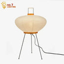 DecorBites™ Akari Noguchi Table Lamp LED E27 Rice Paper Desk Light