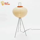 DecorBites™ Akari Noguchi Wabi-sabi LED Floor Lamp for Living Room Decor