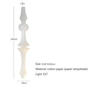 DecorBites™ Akari Rice Paper Pendant Lamp for Living Room Bedroom, LED Hanging Light