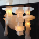DecorBites™ Akari Rice Paper Pendant Lamp for Living Room Bedroom, LED Hanging Light