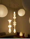 DecorBites™ Akari Rice Paper Pendant Lamp for Living Room Bedroom, LED Hanging Light