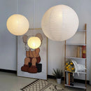 DecorBites™ Akari Rice Paper Pendant Lights - Handwoven LED Hanging Lamp for Home Décor