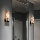 DecorBites™ Alabaster Copper Wall Lamp | Luxury Marble Sconce LED Light | Bedroom Living Room Fixture