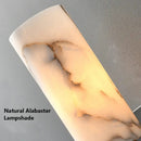 DecorBites™ Alabaster Copper Wall Lamp: Luxury Marble Sconce with LED Light Fixture