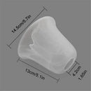 DecorBites™ Alabaster Glass Shade Bell Light Fixture Replacement Cover for Fan Chandelier Sconce