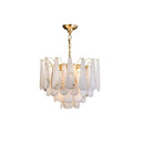 DecorBites™ Alabaster Lustre LED Chandelier for Dining Room