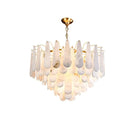DecorBites™ Alabaster Lustre LED Chandelier for Dining Room