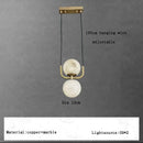 DecorBites™ Alabaster Marble Pendant Lights for Luxury Dining Room, Kitchen & Bar Décor